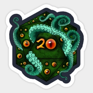 Eldritch Horror D20 Sticker